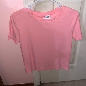 peach/ pink Victoria Secret short sleeve shirt